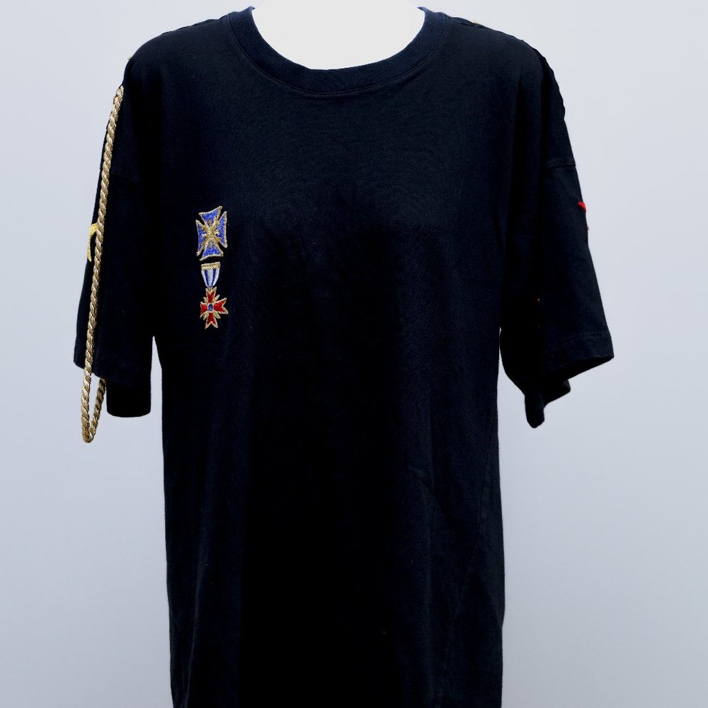 Outwest L Men's Short Sleeve Crew Neck Shirts medal engraved
